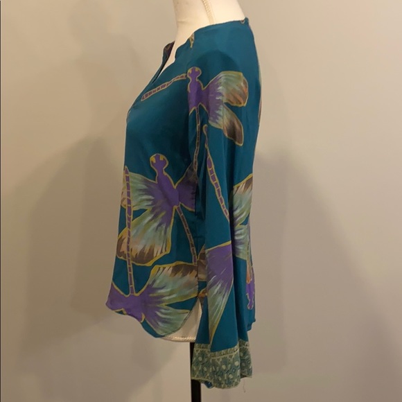 Ramona La Rue by Arianne Dragonfly Print Blouse - Picture 4 of 6
